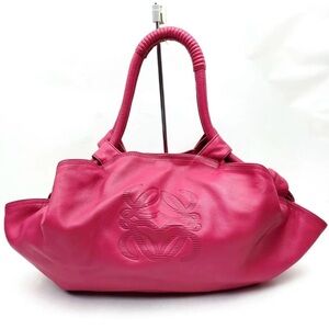 Loewe Nappa Aire Vibrant Pink Shoulder Bag